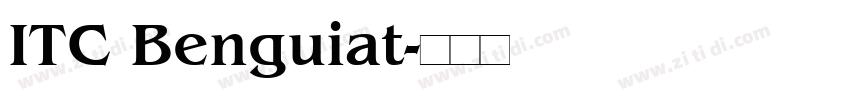ITC Benguiat字体转换